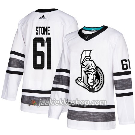 Miehille NHL Ottawa Senators Pelipaita Mark Stone 61 Valkoinen 2019 All-Star Adidas Authentic